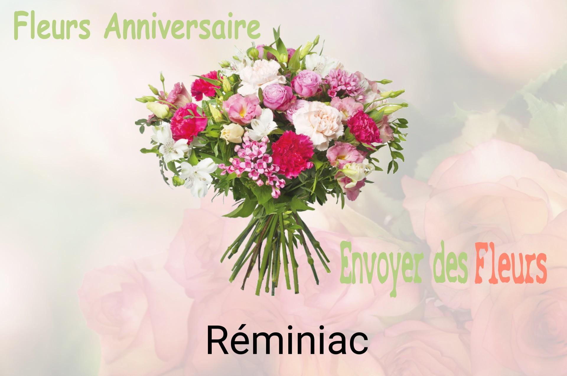 Bouquet de fleurs d’anniversaire livré à Réminiac